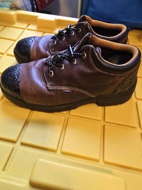 Timberland Pro Powerfit Men's Brown Leather Work Shoes